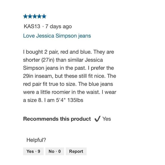 NEW! NWT JESSICA SIMPSON Women Ladies High Rise Skinny Jean in Wine Red - Picture 11 of 13